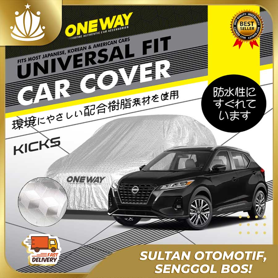 Body Cover Sarung Mobil NISSAN KICKS Waterproof 3 LAYER TEBAL Deluxe Anti Air