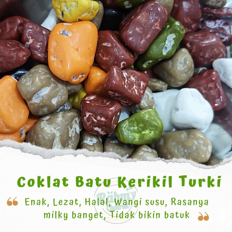 

COKLAT KERIKIL TURKIY 500GR HALAL DAN ENAK 100% ASLI TURKI / COKELAT OLEH OLEH HAJI UMRAH