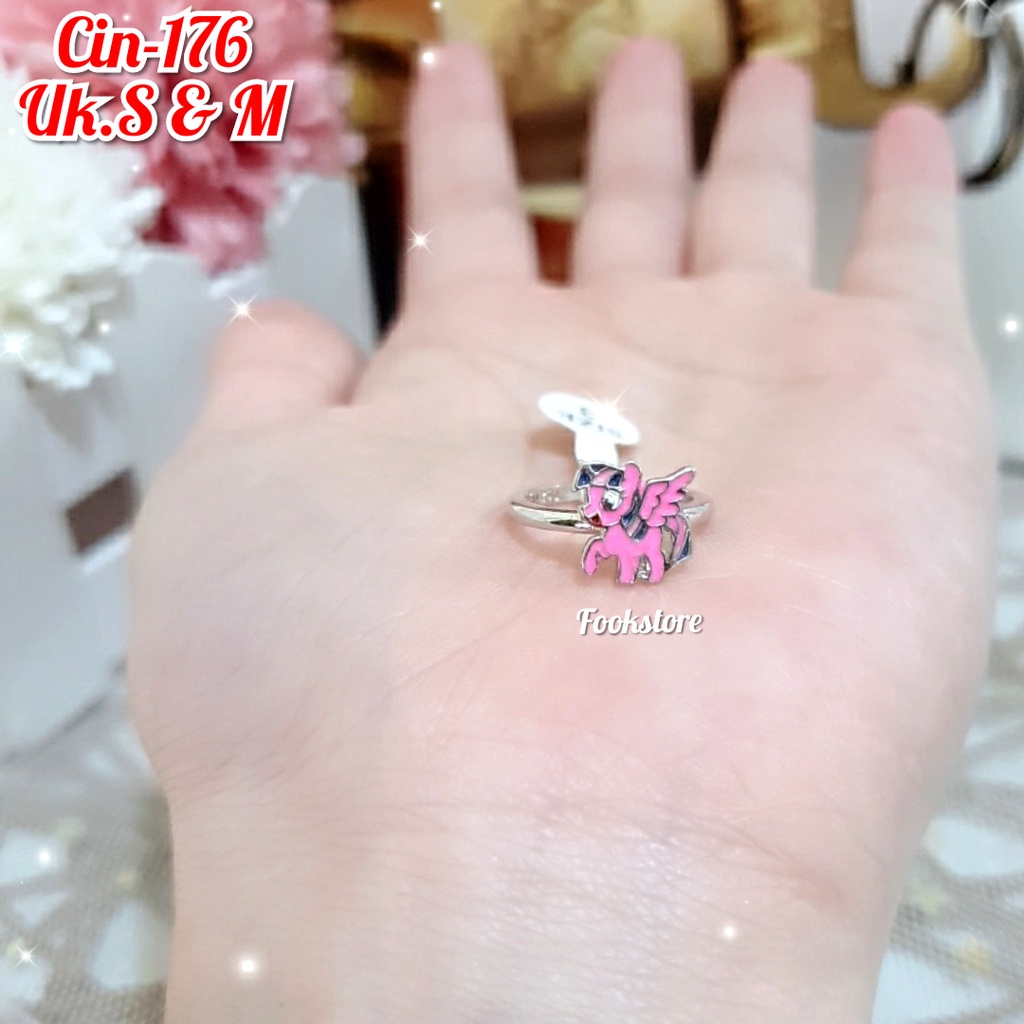 CINCIN ANAK PEREMPUAN MOTIF KARTUN | PERHIASAN CINCIN ANAK-ANAK /COD