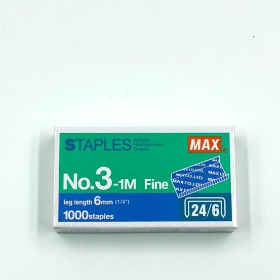 

➧ Isi Staples Max No.3 / No. 3-1M Original Asli ず