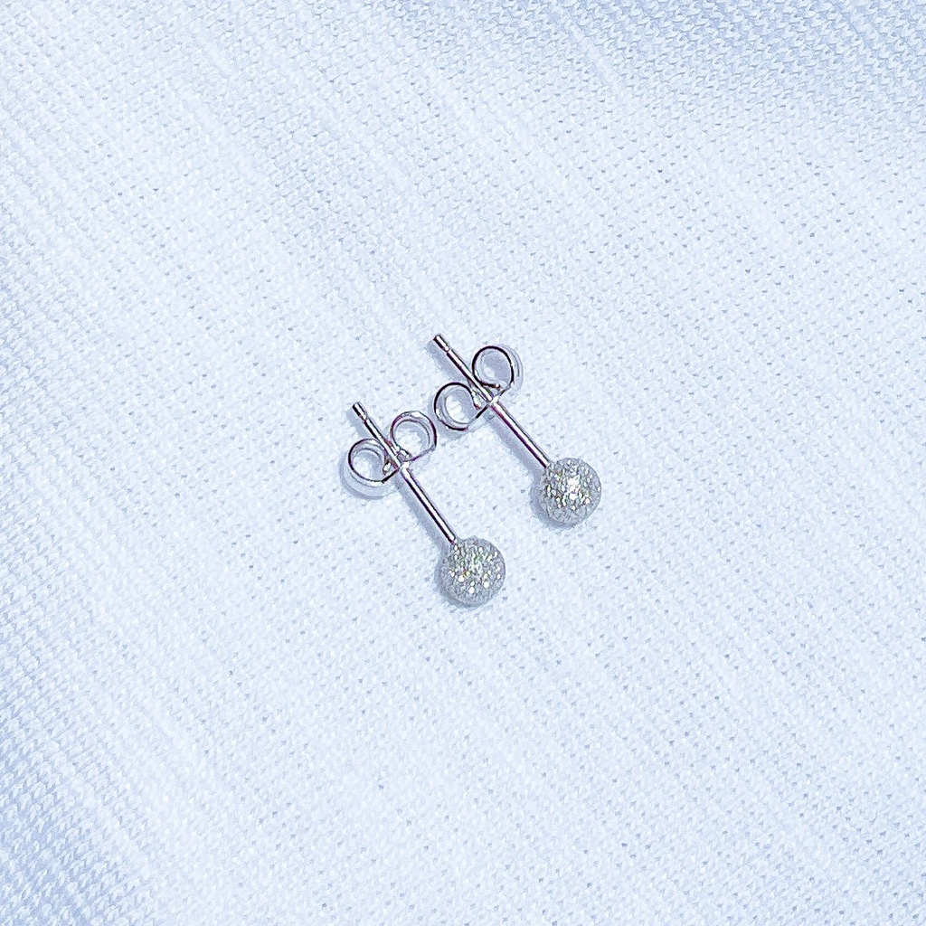 Anting paku anak dan dewasa emas asli kadar 750 75 17k whitegold infinity boba clover branded tanpa permata mas putih lokal delapan tidur bola stud cucuk duduk