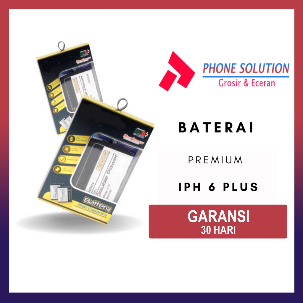 Baterai Iphone 6 Premium // Supplier LCD Iph - Garansi 1 Bulan