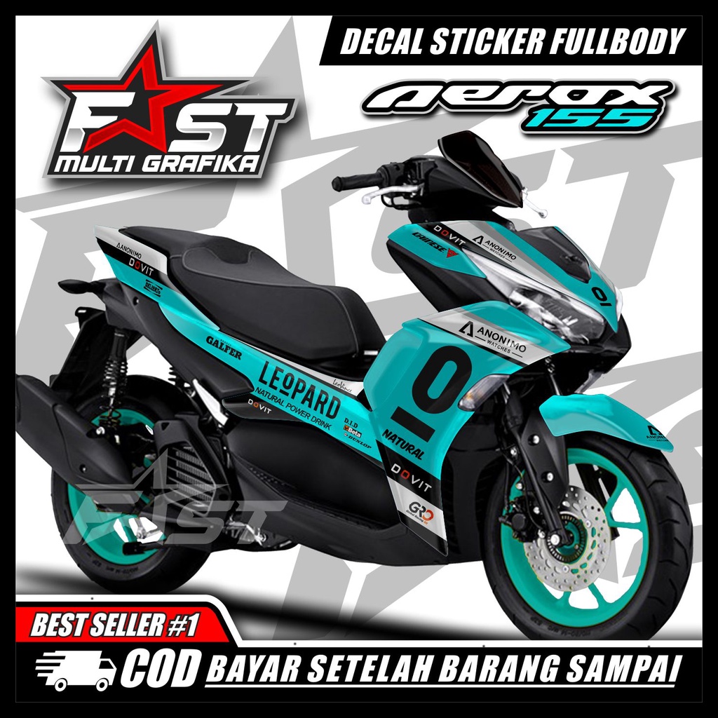BISA COD Decal All New Aerox 155 Connected Full Body Decal Aerox Stiker Aerox Full Body