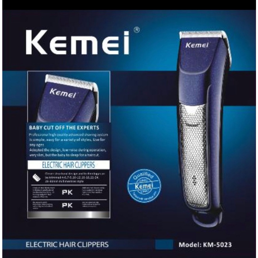 COD Alat Cukur Rambut Cas Hair Clipper Charge Kemei KM 5023 ORIGINAL / Mesin Cukur Rambut Kemei KM-5023 / Cukuran Rambut Kemei KM-5023