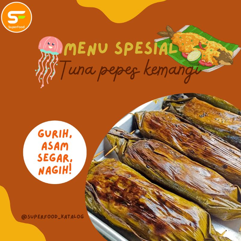 

ikan tuna pepes kemangi