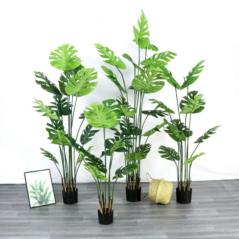 AND / COD / Tanaman Pohon Monstera Hias 180 cm Dekorasi Ruangan Rumah Artificial Pohon Plastik Monstera Palsu PBP127-02