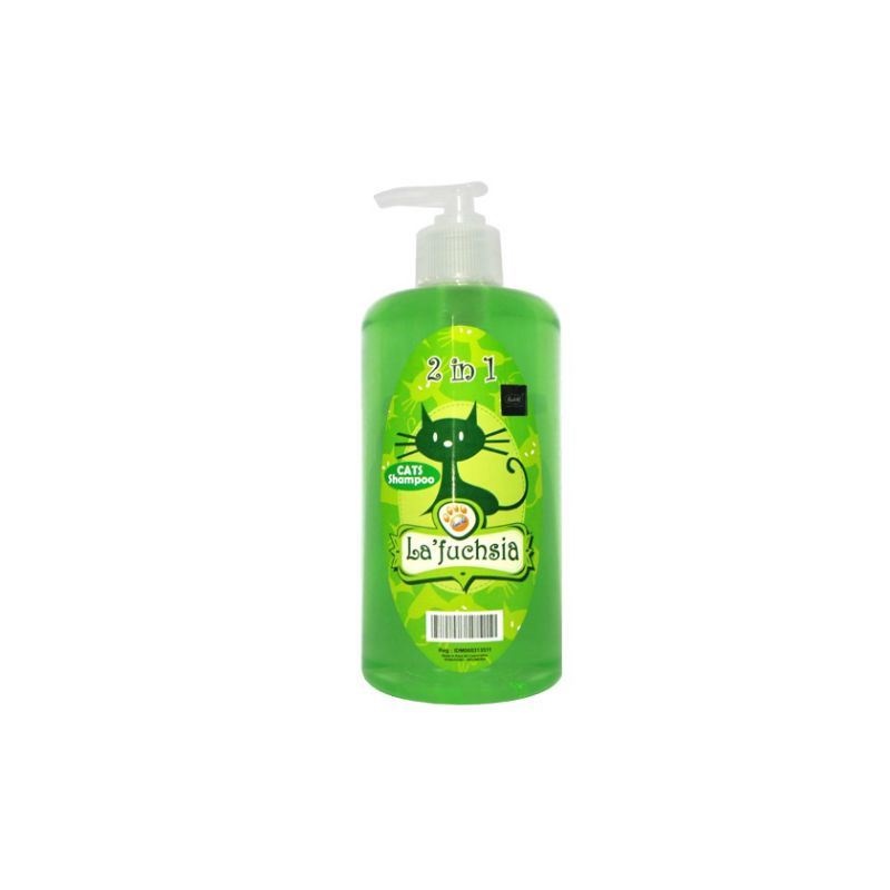 shampo kucing La'fuchsia 2 in 1 (hijau) 500ml raid all