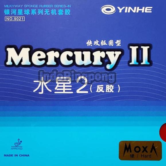 Yinhe Mercury II HARD (max) - Rubber Karet Pingpong Tenis Meja - Merah