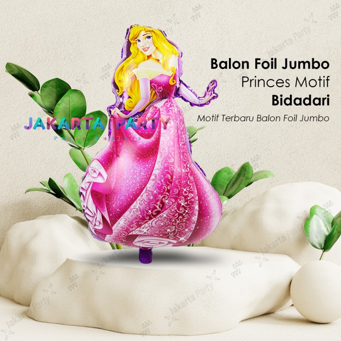 Balon Foil Aurora Jumbo / Balon Karakter Princess / Balon Princess