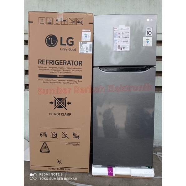 Jual Kulkas Lg Pintu Gn B Sqmt Inverter Low Watt Liter Garansi