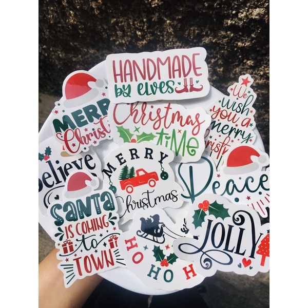 

STARLY-STIKER NATAL/STIKER CHRISTMAS/STIKERUNTUKNATAL//STIKERSANTA/SETIKERNATAL