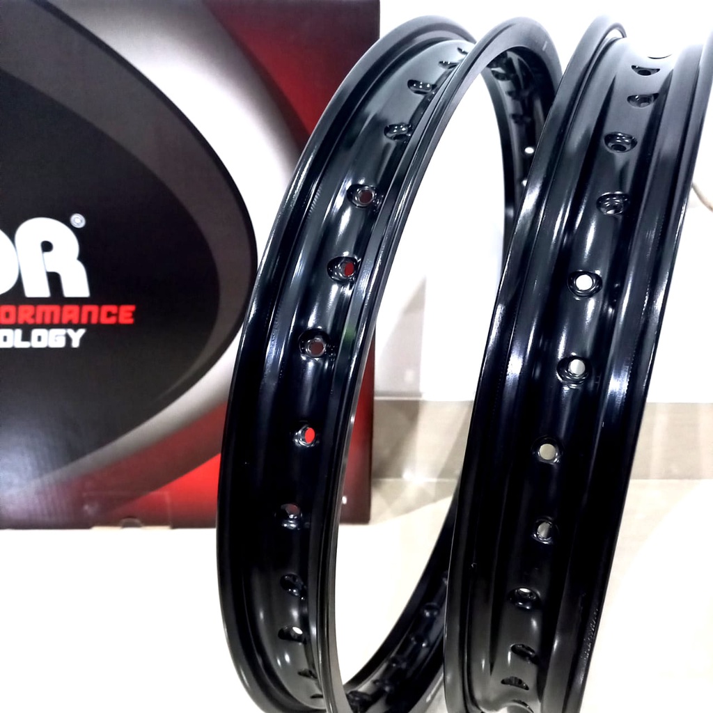 Velg TDR W Shape Ring 17 ukuran 160 185 Hitam