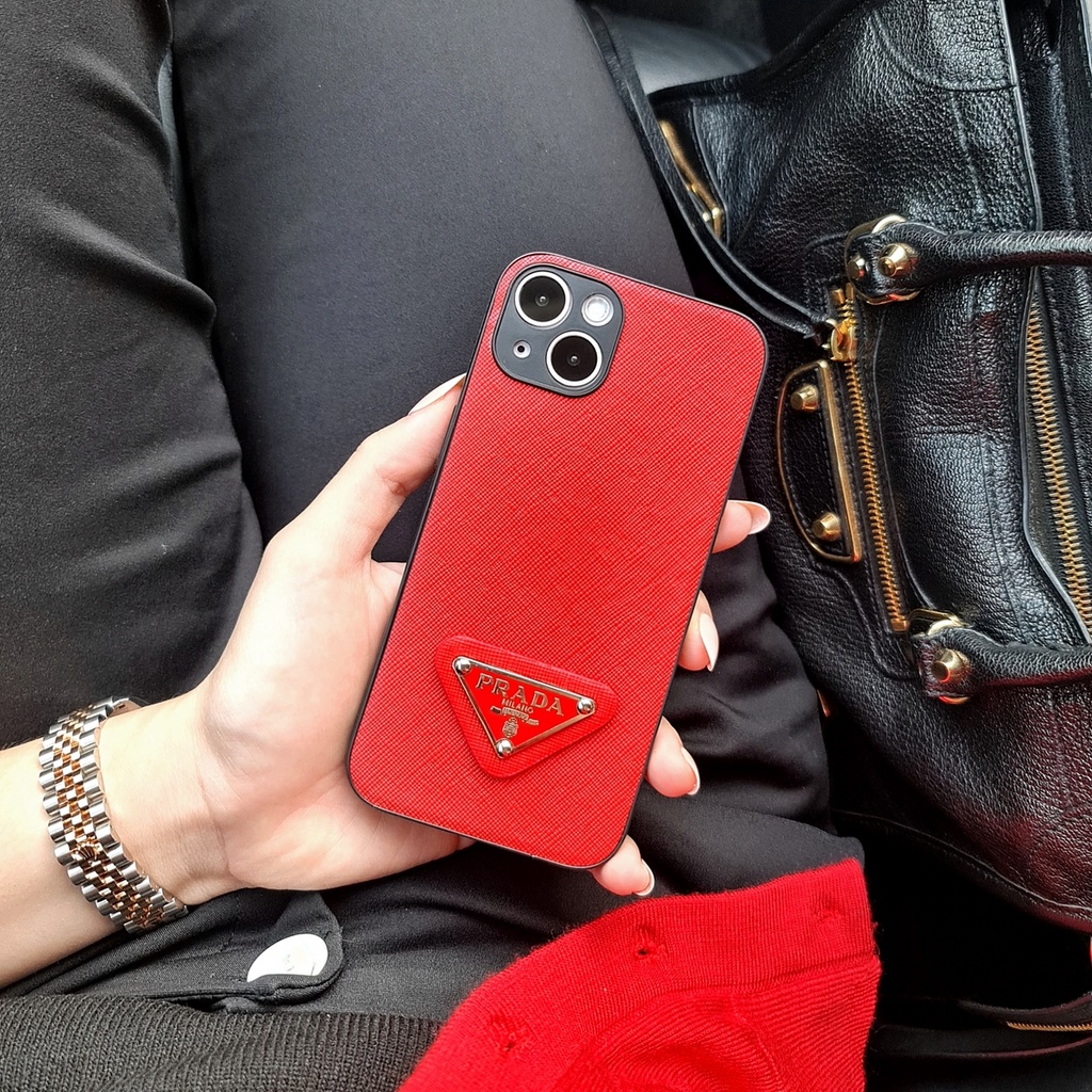 OPPO RENO 5 A15 A15S A54 A3S A5 A5 2020 A9 2020 |  PR*D4 (RED) Soft Case Luxury Logo 3D Beremboss
