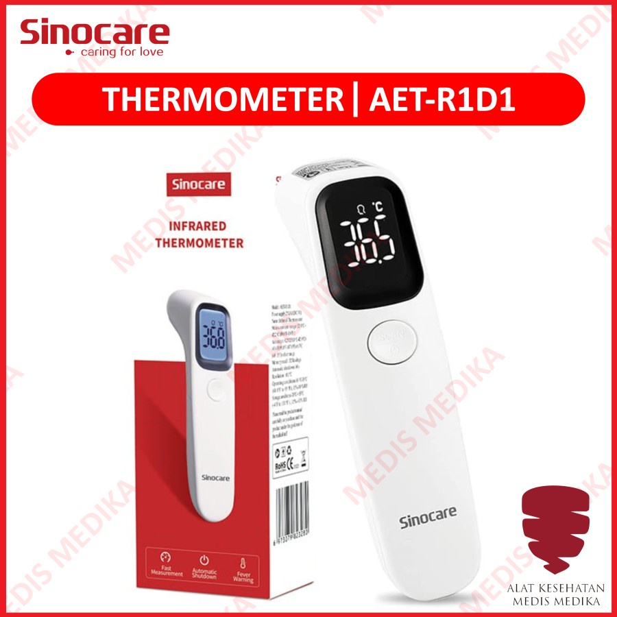 Thermometer Infrared Pengukur Cek Suhu Badan Termometer Digital Tembak