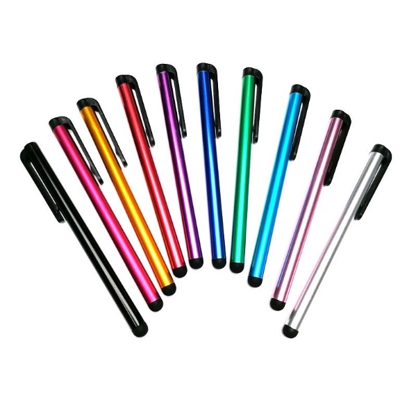 Pen sentuhan tablet Pen kapasitif Warna Random Pasangan dengan tablet