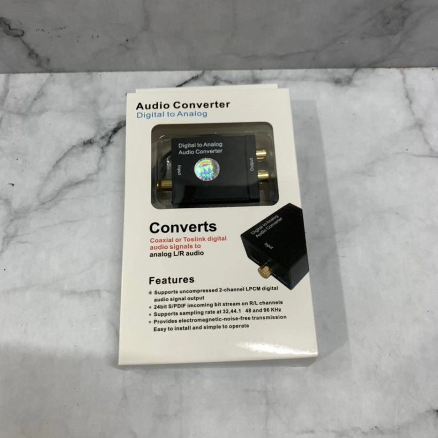 Converter Digital to analog audio converter toslink optical / converter digital to analog / audio to digital converter