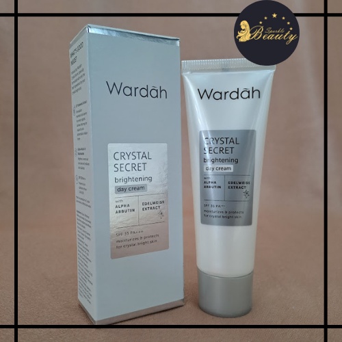 WARDAH CRYSTAL SECRET BRIGHTENING DAY CREAM SPF 35/REALLPICT/ORIGINAL/day cream wardah/wardah krim s
