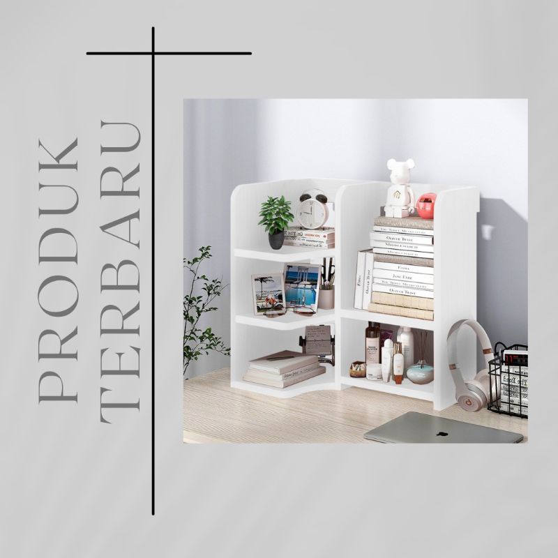 Rak buku meja dinding Rak meja belajar import