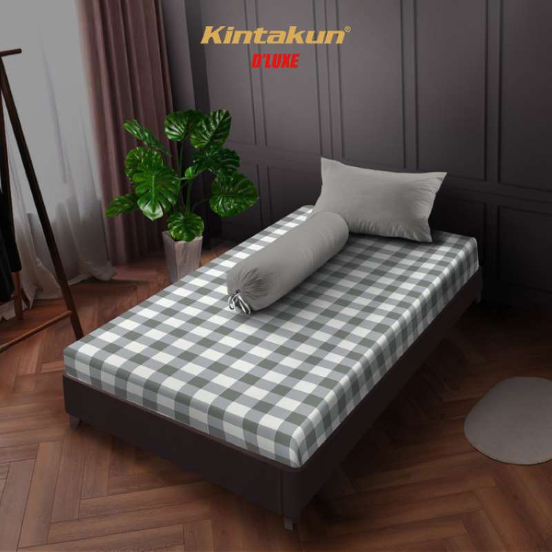 Kintakun Sprei Flat 100/120 Nuraga Aesthetic Dluxe Microtex Abu