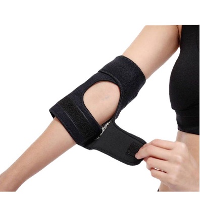 2 PCS Sabuk Terapi Pemanas Elbow Siku Tangan Tourmaline Magnetik