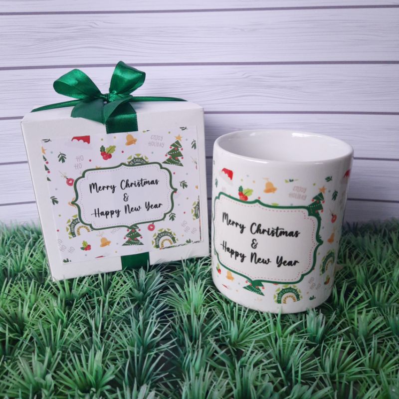 Souvenir Natal Murah. Souvenir Natal dan Tahun Baru Unik. Mug Natal Hampers. Souvenir Hampers Natal