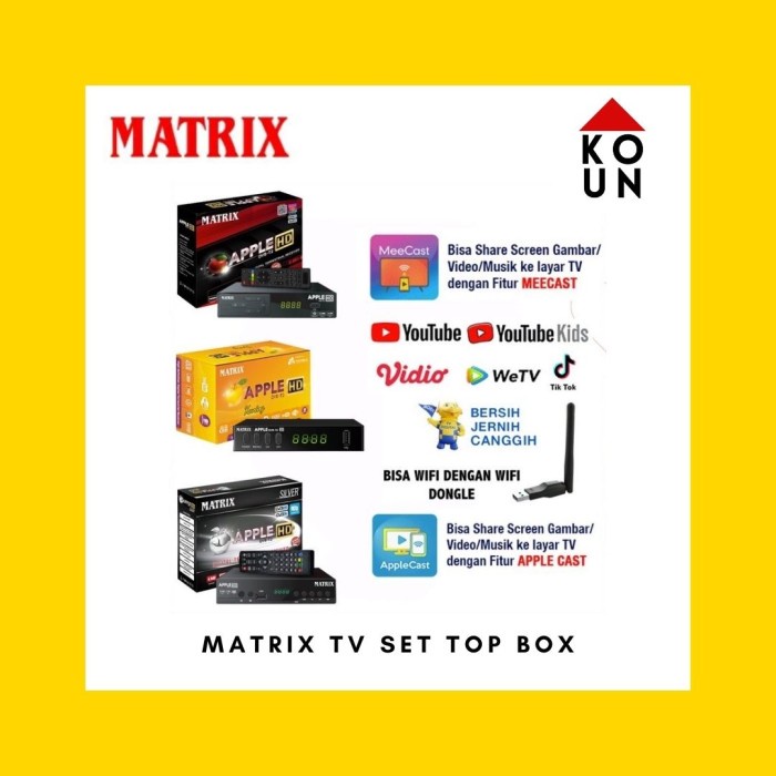 Tv Box Set Top Box Dvb T2 / Set Box Tv Digital / Box Tv Digital Matrix Dvb-T2