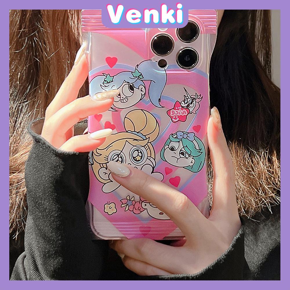 Case iPhone 14 Pro Max Soft TPU Clear Case Snack Case Cartoon Cute Girl Camera Protection Airbag Shockproof For iPhone 14 13 12 11 Plus Pro Max 7 Plus X XR