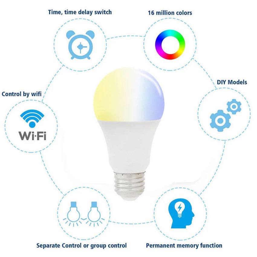 Smart Bulb Lamp Light Wireless WIFi Connection