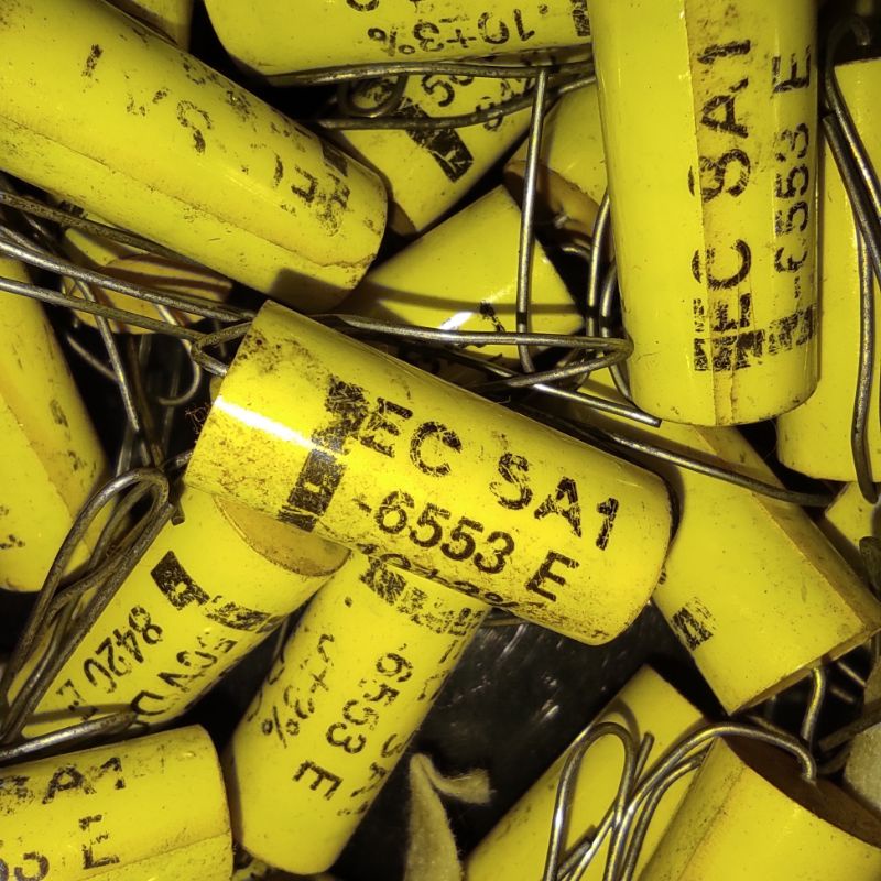 100nf 0.1uf Kapasitor Audio EC SA1 Electronic Concept NOS Axial Vintage Capacitor 50V 3% capasitor m