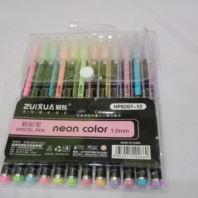

ヤ (1 PAK) PULPEN GLITTER WARNA WARNI ZUIXUA / PULPEN GEL WARNA WARNI ISI 12 pcs ぁ