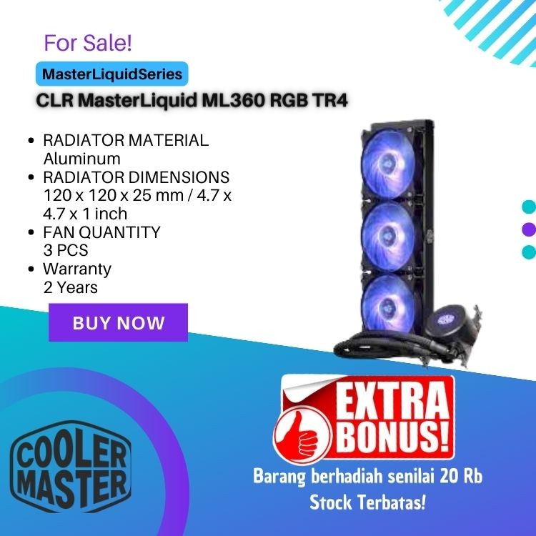 Cooler Master MasterLiquid ML360 RGB TR4 [MLX-D36M-A20PC-T1]