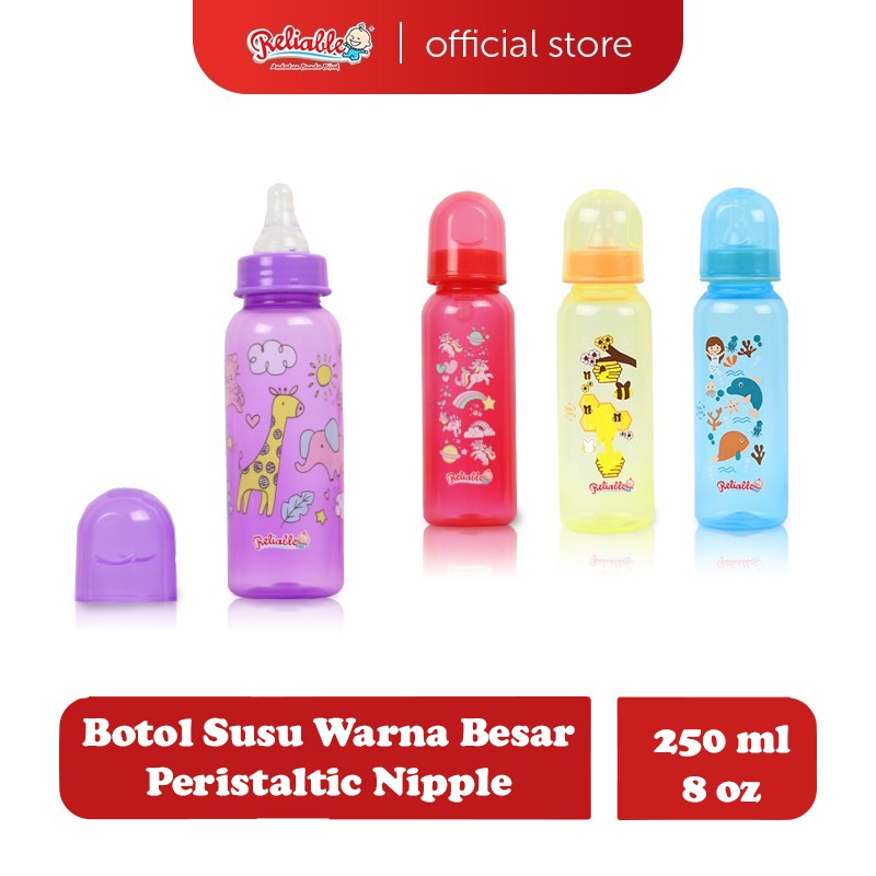 RELIABLE Botol Susu Bayi Dot Bulat All Size