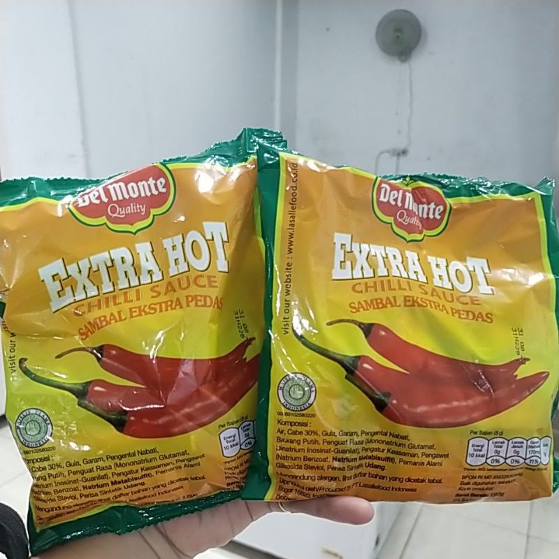 

delmonte extra hot sachet 192gr