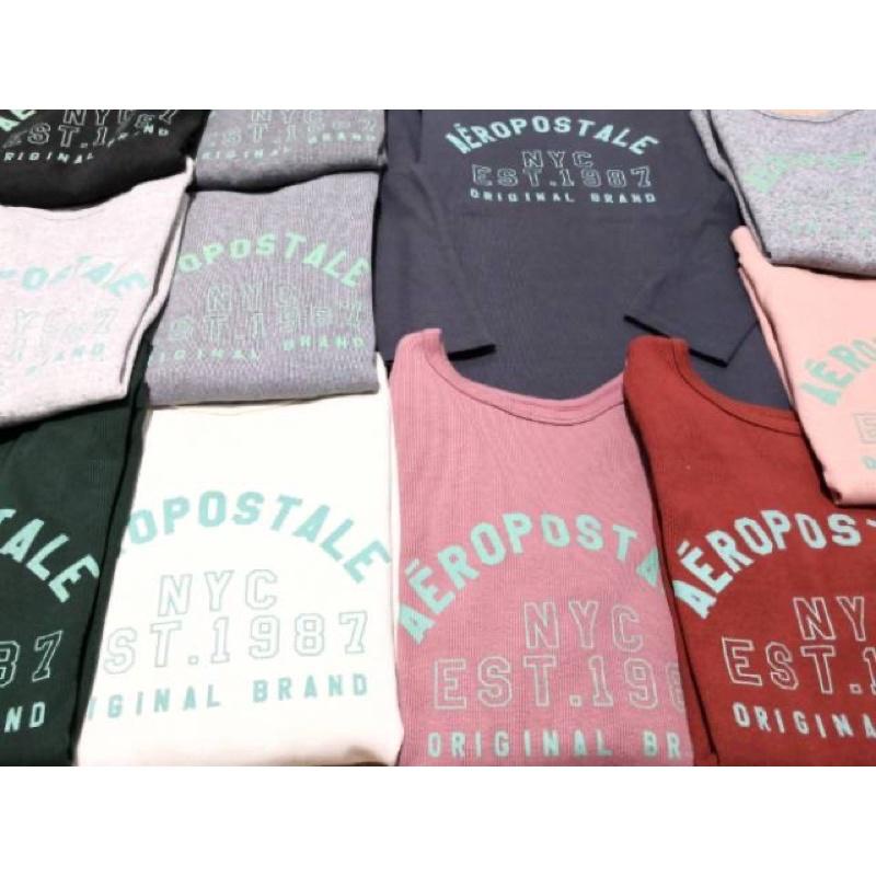 Aeropostale Thermal Long Sleeve Graphic Tee