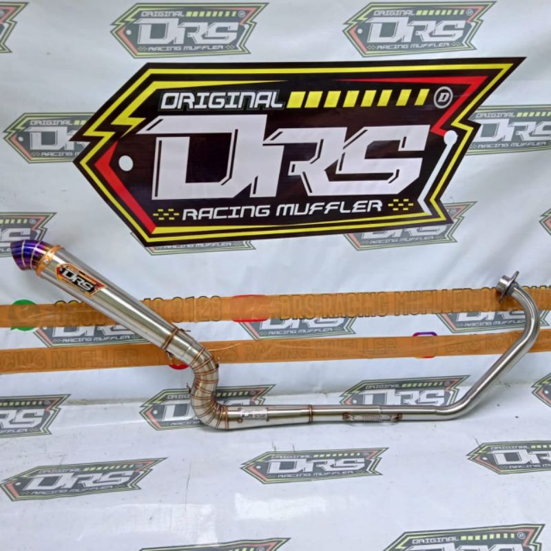 KNALPOT RACING COBRA KANAN SEMI KOBRA STEP STANDAR VIXION NEW CBR CB150R SATRIA FU SONIC JUPITER MX 