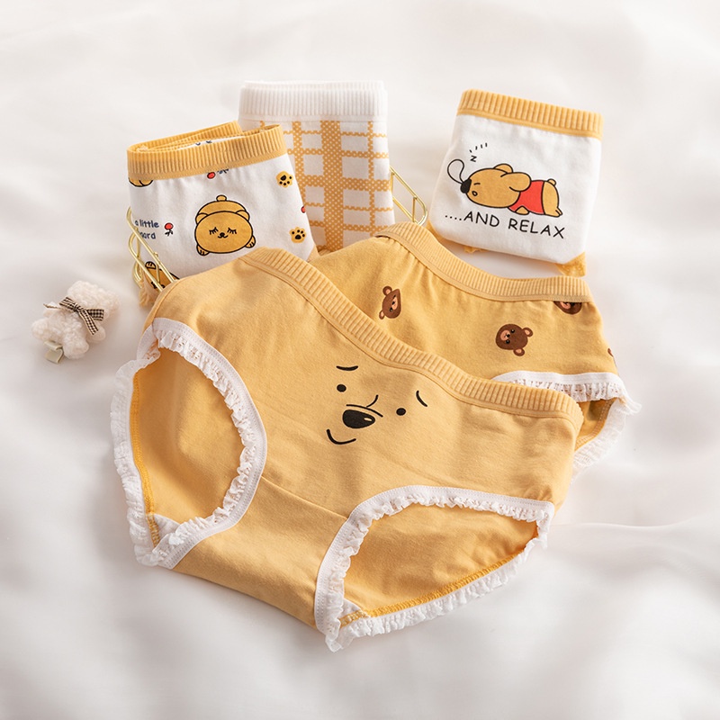 CD Wanita Celana Dalam Motif Lucu Korea Imut