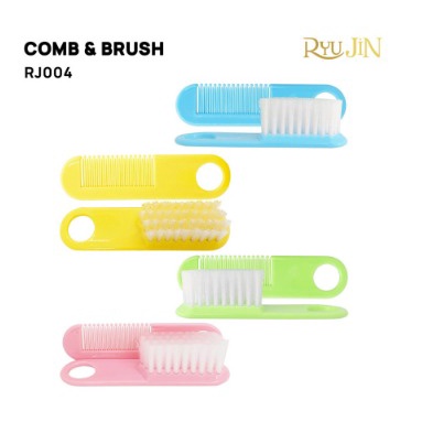 RYU JIN Comb and Brush Sisir Bayi RYUJIN RJ-004