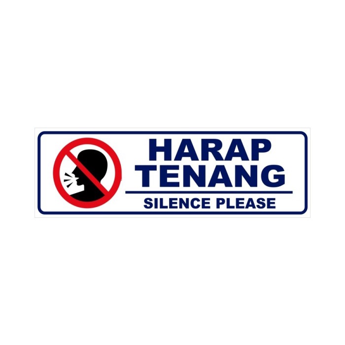 

STIKER HARAP TENANG . RUANG TUNGGU PERHATIAN RAMBUK3 - No 1