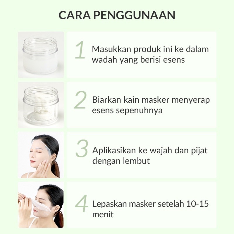 BIOAQUA Compressed Paper Mask AVOCADO