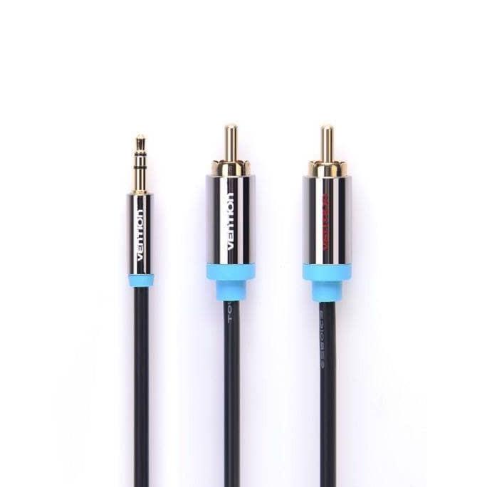PROMO Kabel Aux 3.5mm male to 2 Rca male 5 meter