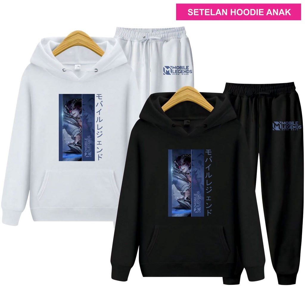 Setelan Sweater Hoodie Anak Dyrroth MLBB