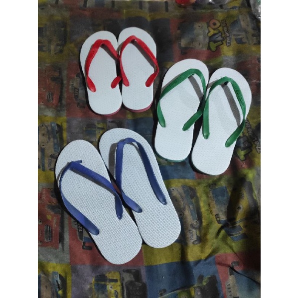 (Khusus Grosir) Sandal Jepit Ardiles Warna &amp; Putih 6 Pasang