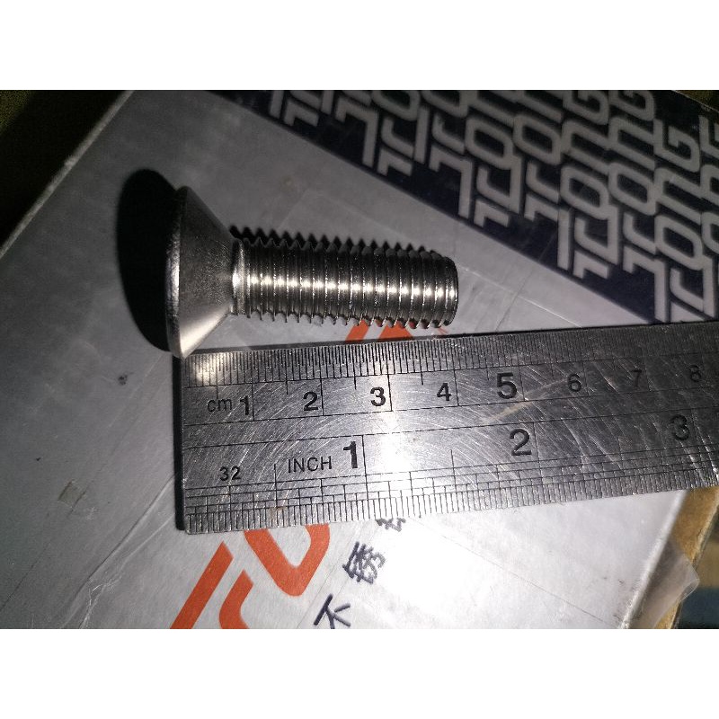 Verseng L M12 x 40 (4cm) stainless 304 THE A2-70