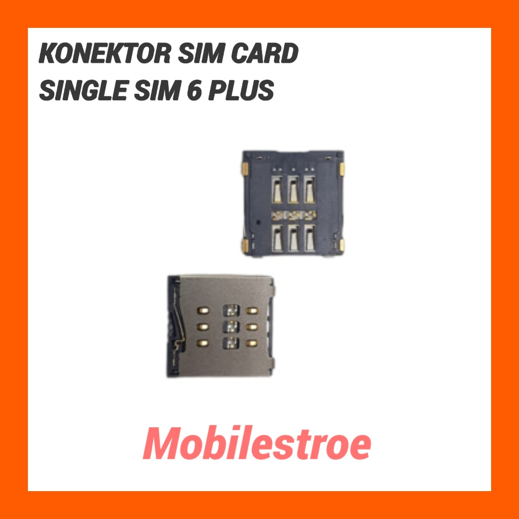 FLEXIBLE KONEKTOR SIM CARD SINGLE SIM 6 PLUS