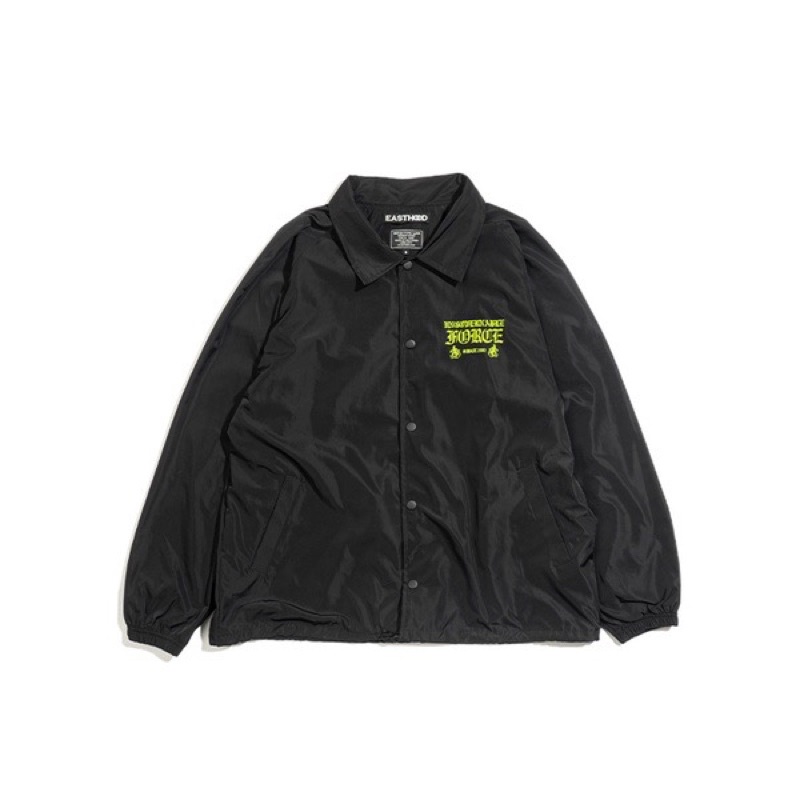 easthood - force crew black coach jacket