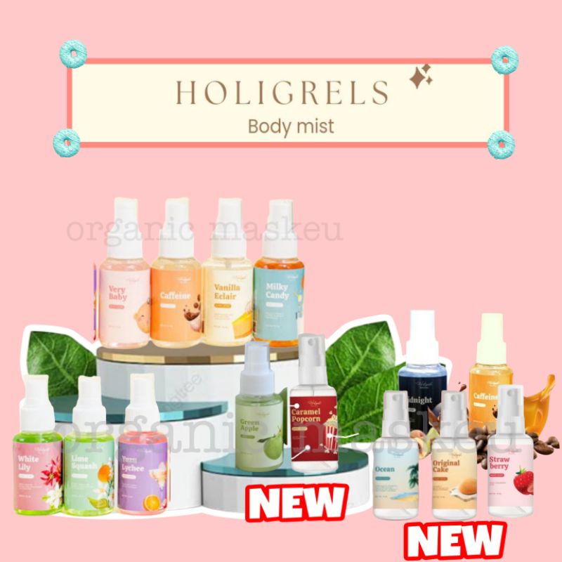 (READY) HOLIGRELS BODYMIST/HOLIGRELS DEO SPRAY