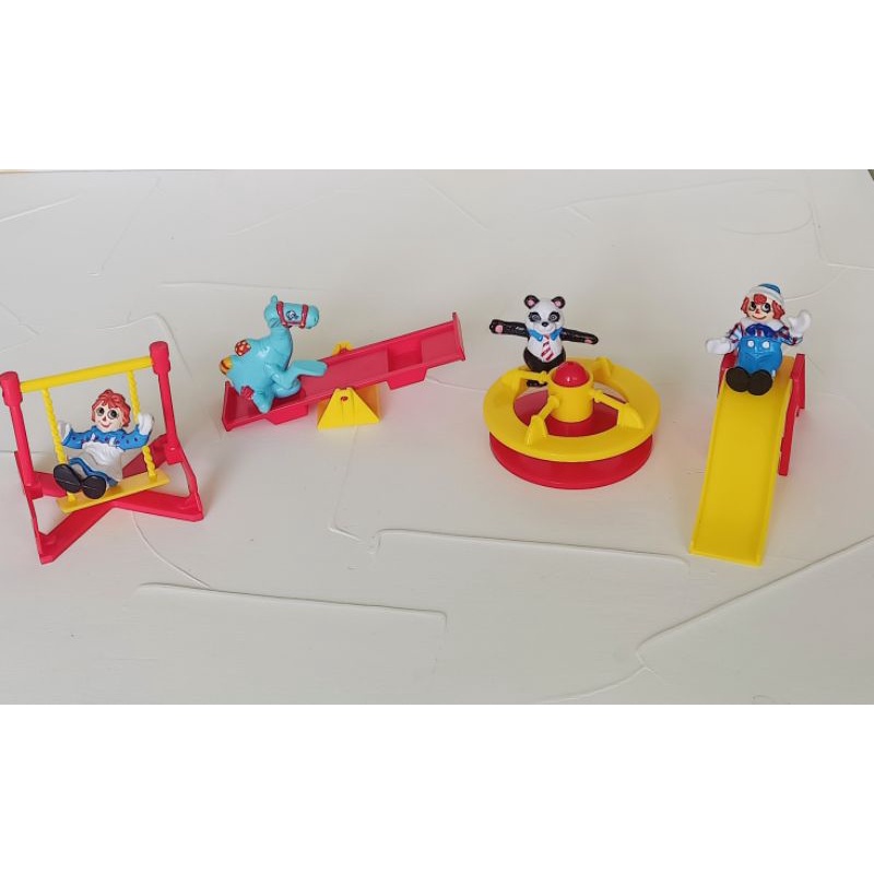 McD Happy Meal Raggedy Ann 1988 USA Complete Set of 4 Loose VGC