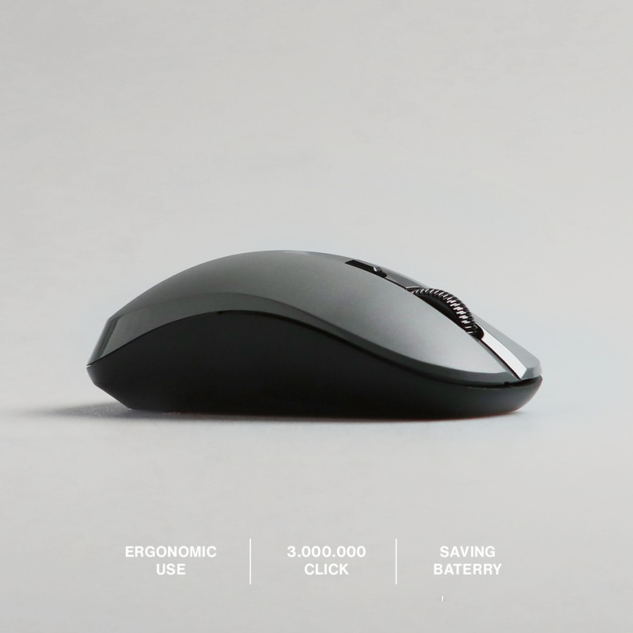 Rexus Q20 Wireless Office Silent Mouse Garansi Resmi