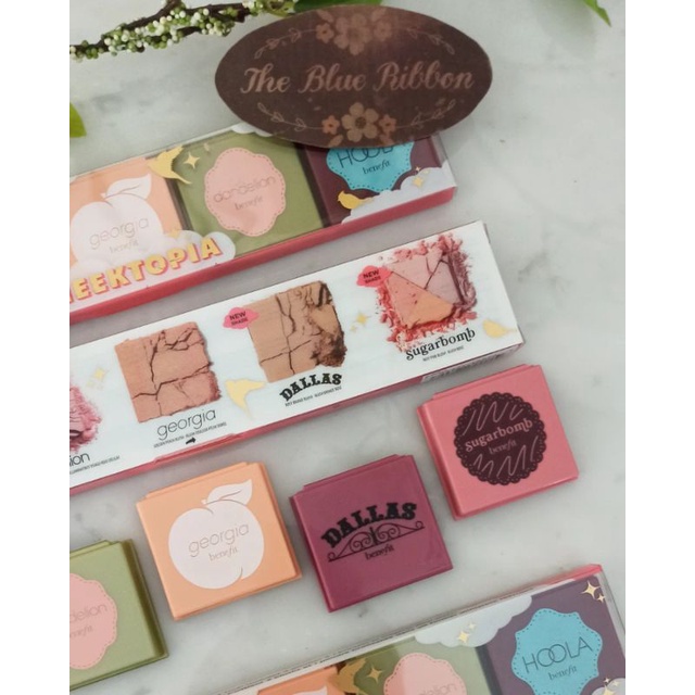 MINI HOOLA GALIFORNIA DANDELION TWINKLE GOLD RUSH GEORGIA BLUSH &amp; BRONZER