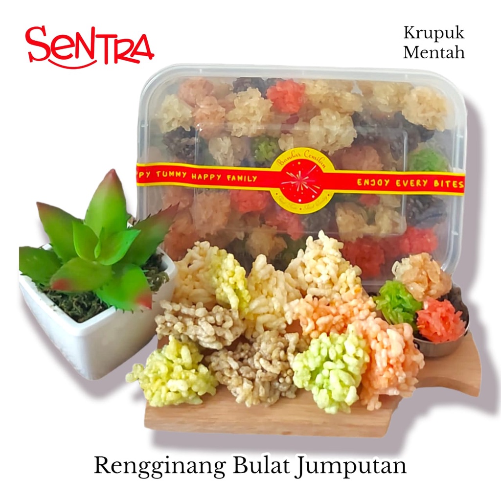 

Kerupuk Rengginang Jumputan Rasa 5in1 Mix || Kerupuk Kering Mentah Box Premium
